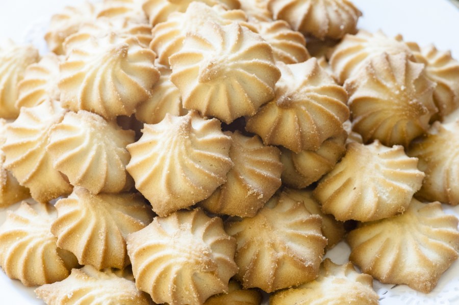 Песочные полоски с джемом