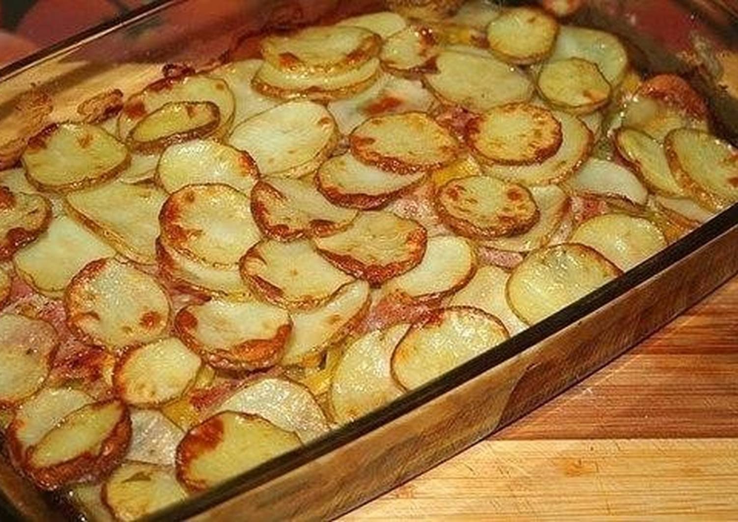 кабачки с картофелем в духовке фото