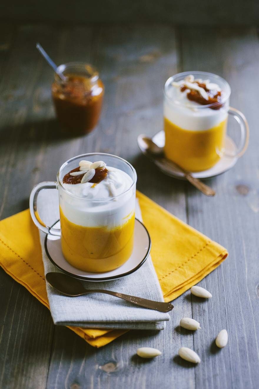 Оранжевый латте