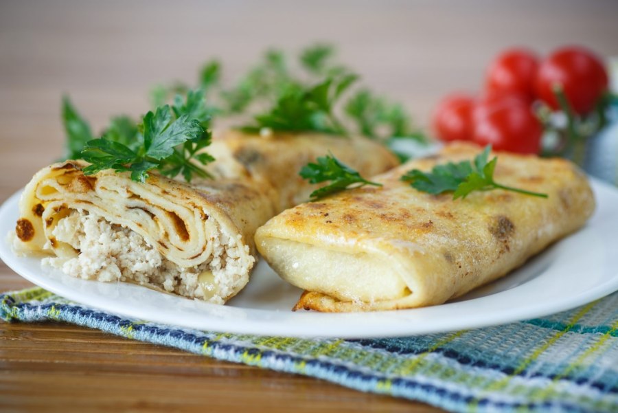 Блинчики с капустой