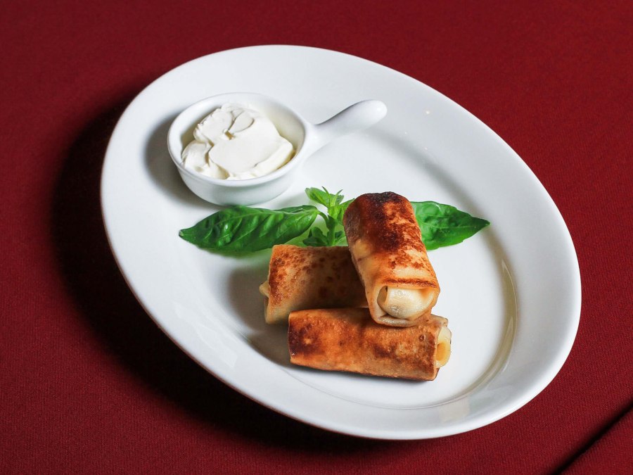 Домашние блинчики с мясом