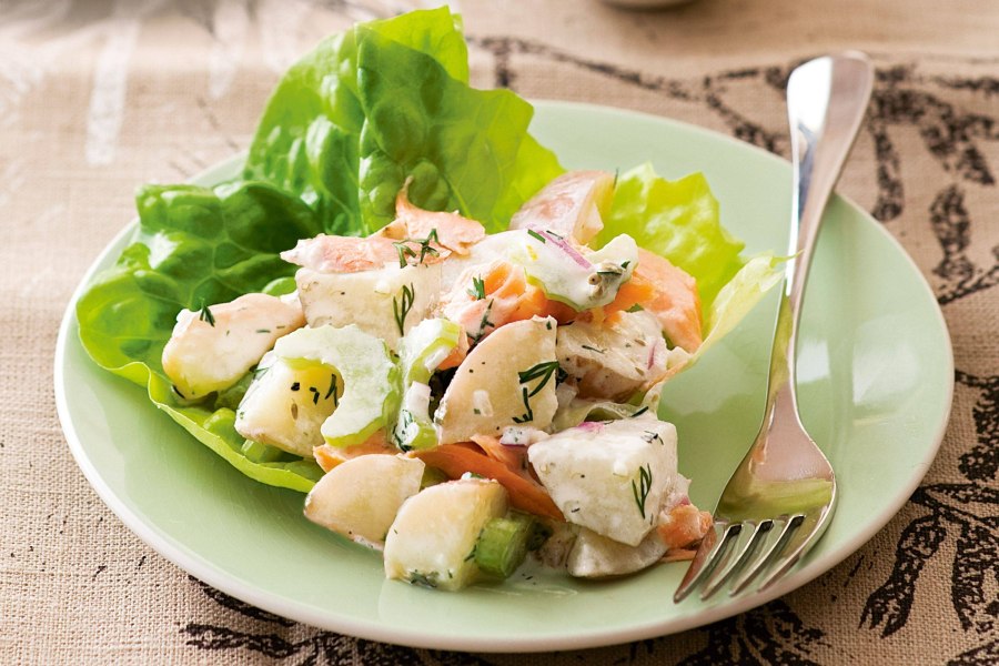 Салат с картошкой