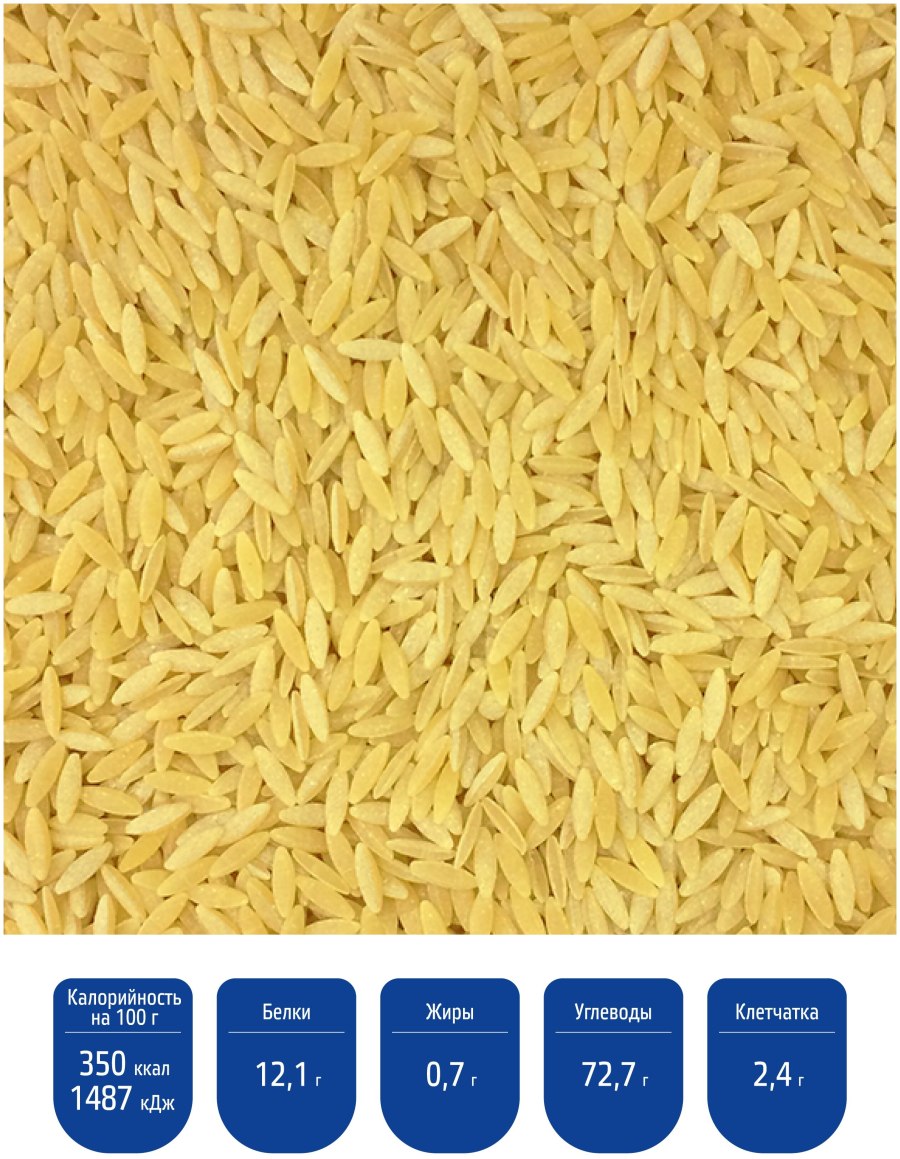 Barilla Risoni 26 паста Ризони 450 г