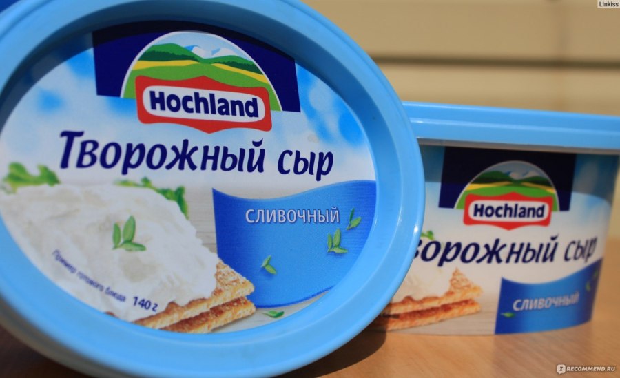 Сливочный сыр Хохланд для крема