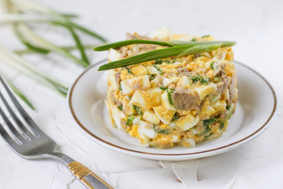 Картофельный салат с беконом