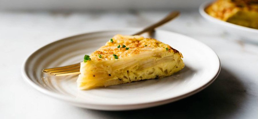 Хрустящий картофельный омлет