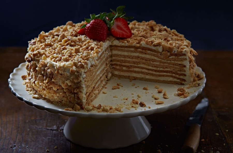 Медовые пироженки сердечки