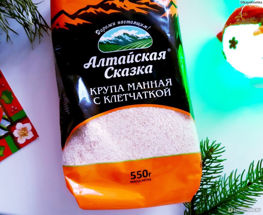 Манка с клетчаткой Алтайская сказка