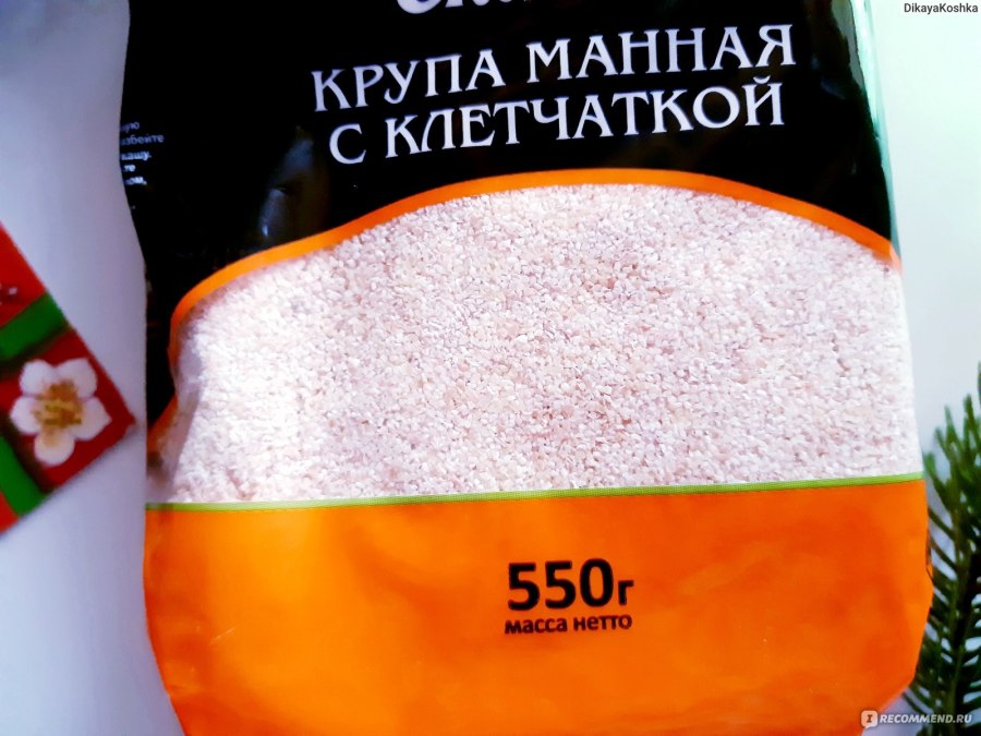 Алтайская сказка крупа манная с клетчаткой, 550 г