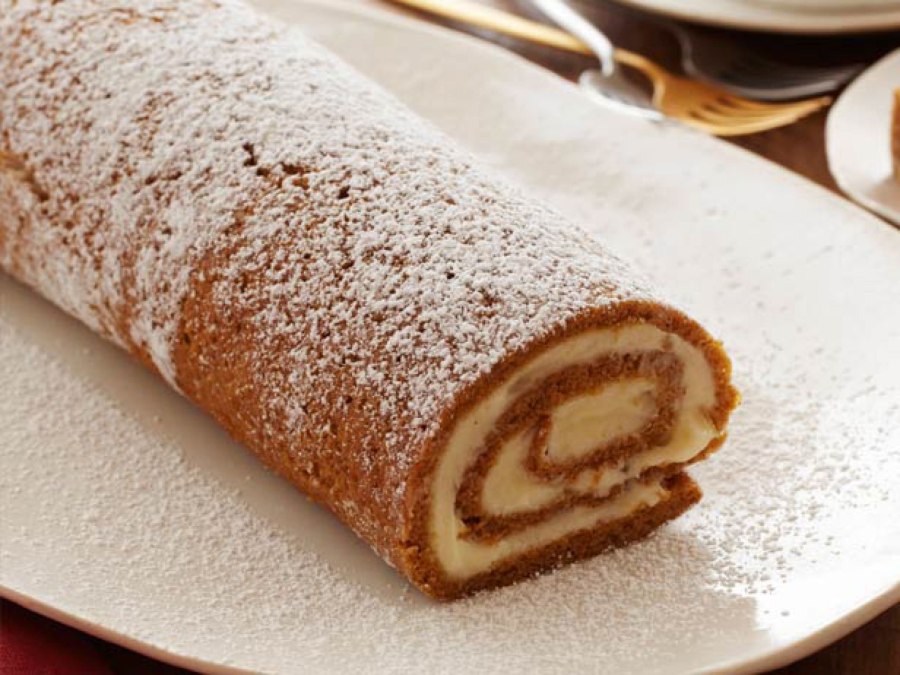 Рулет с лимоном