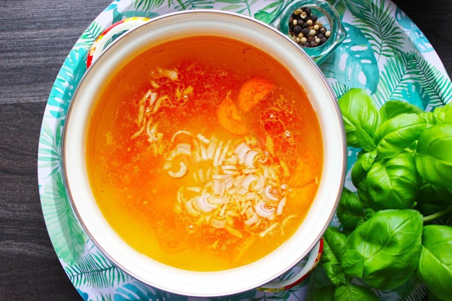Рыбный суп с перловкой