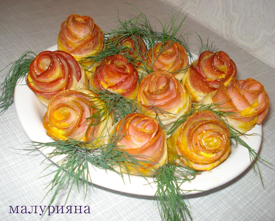 Украсить мясную тарелку