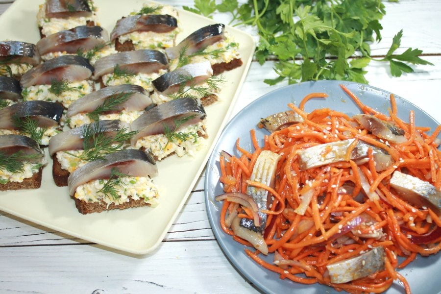 Селедочка с картошечкой и лучком