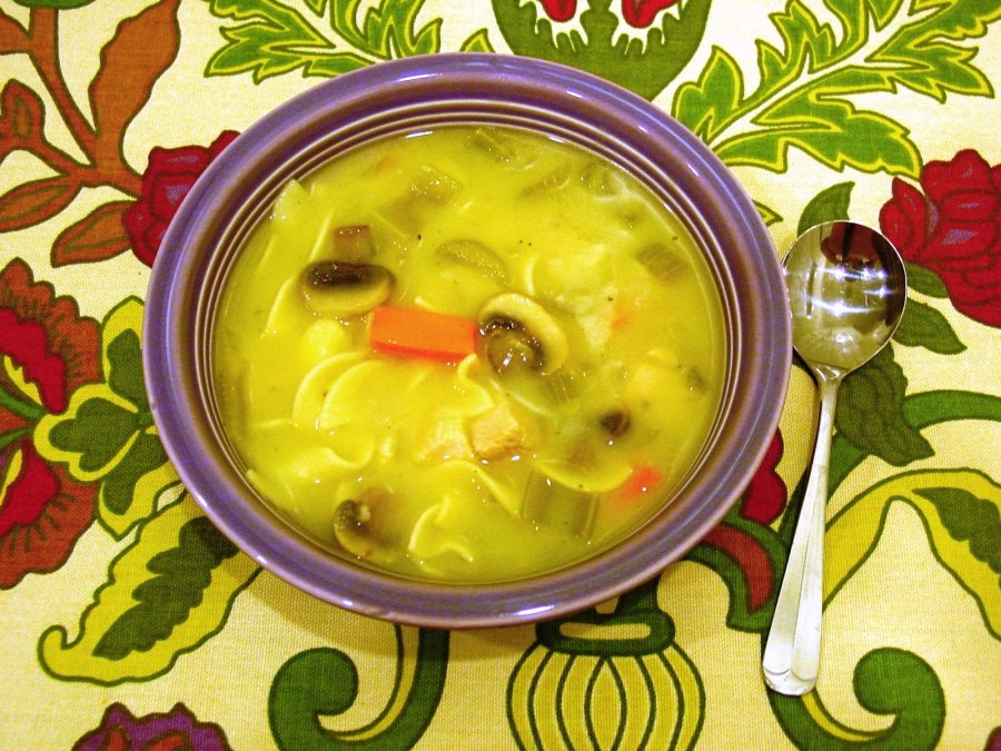 Суп с фрикадельками и макаронами
