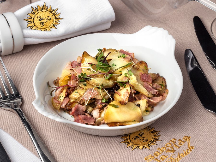 Картошка с ветчиной