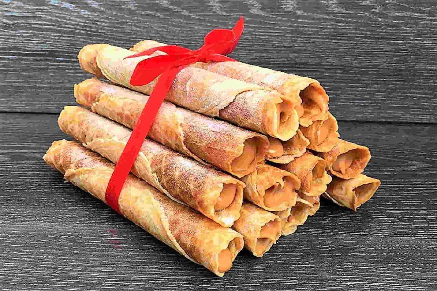 Вафли трубочки