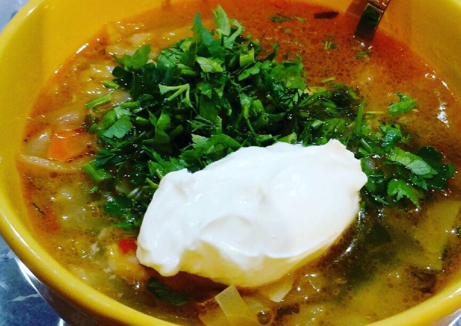 Щи "Уральские" с пшеном