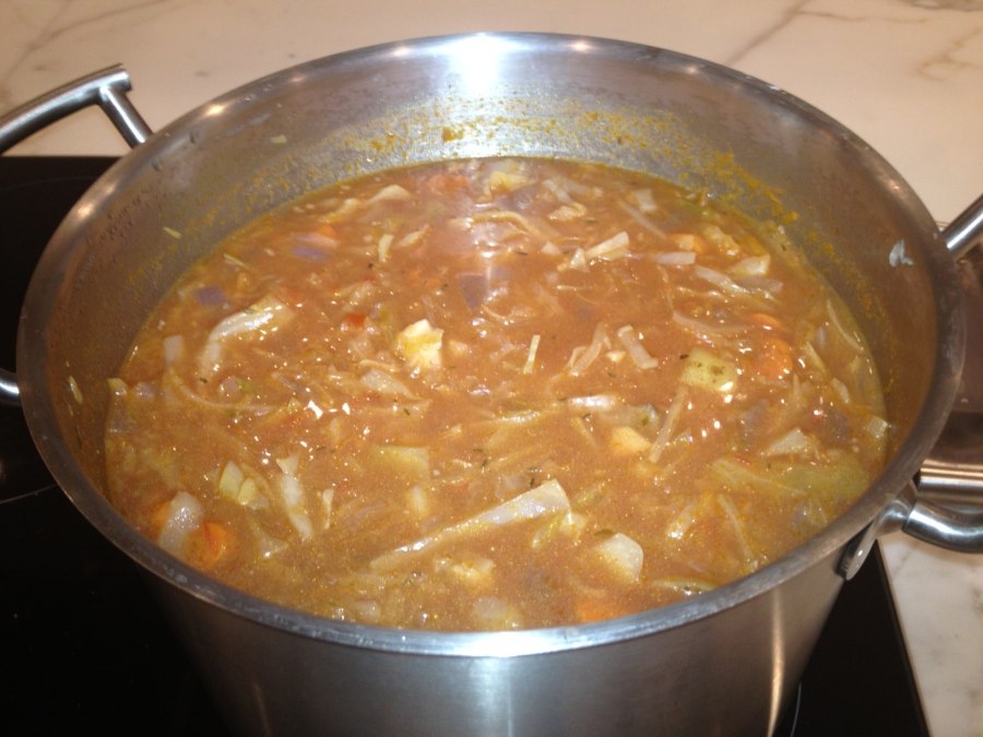 Постные щи из свежей капусты