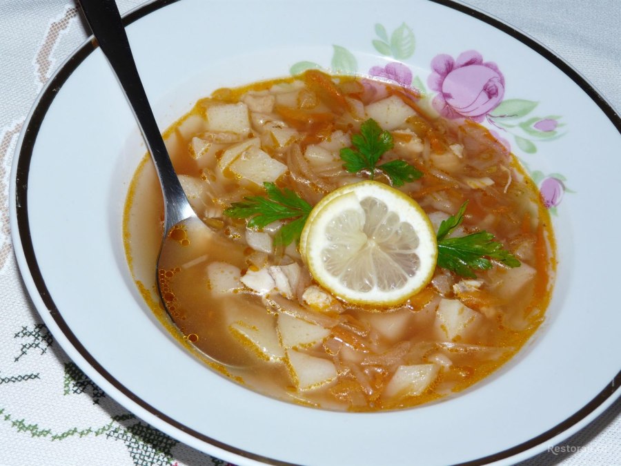 Суп щи из квашеной капусты