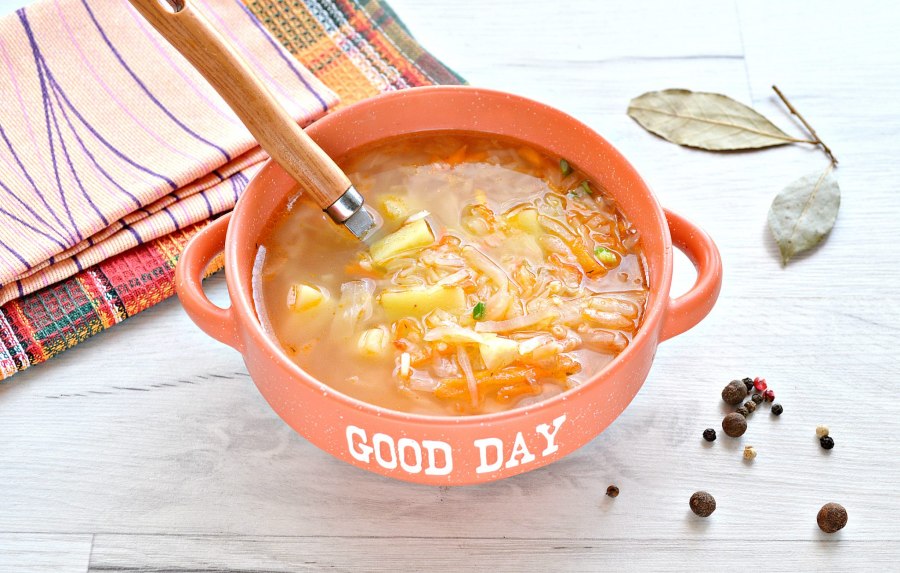 Кислые щи из квашеной капусты