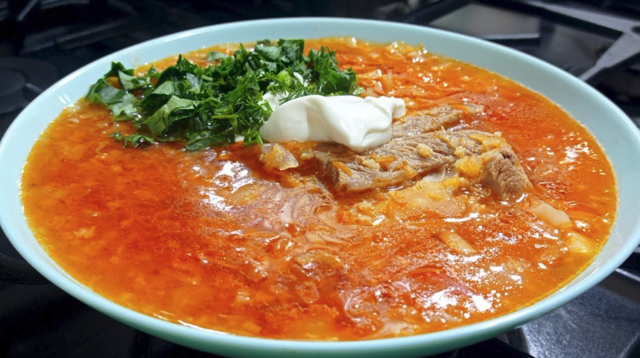 Суп в столовой