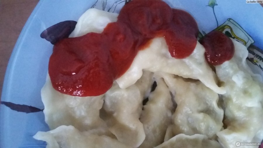 Пельмени с кетчупом аниме