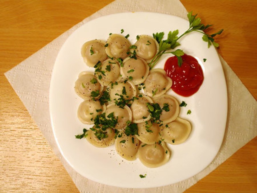 Пельмешки с майонезом