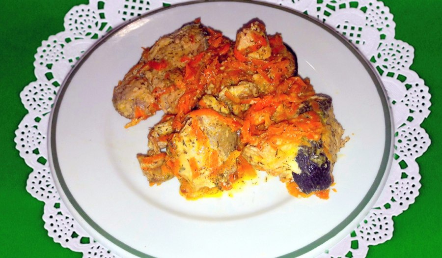 Свинина с морковкой