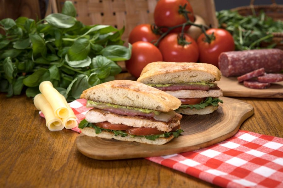 Чиабатта с начинкой