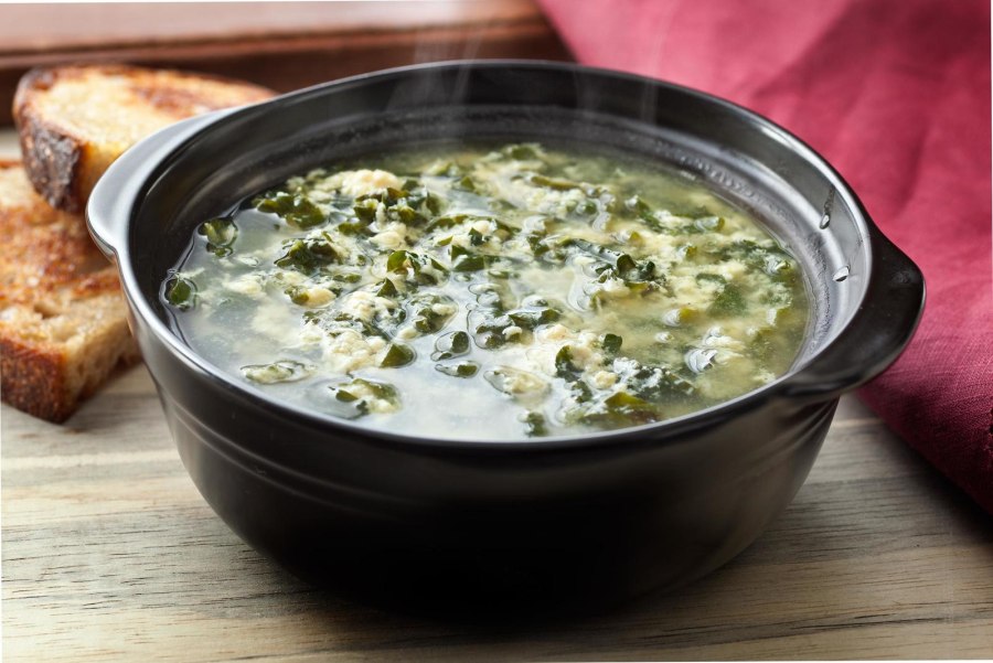 Суп с морской капустой