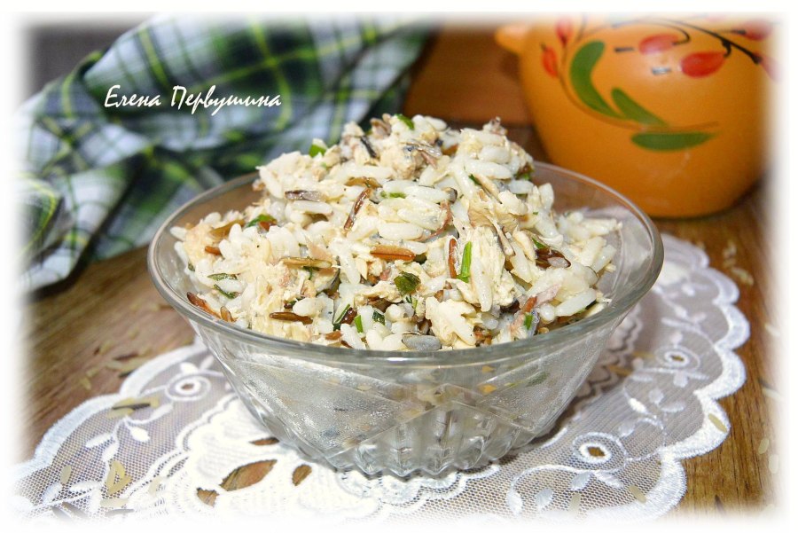 Гарнир "рис с овощами" постная паэлья