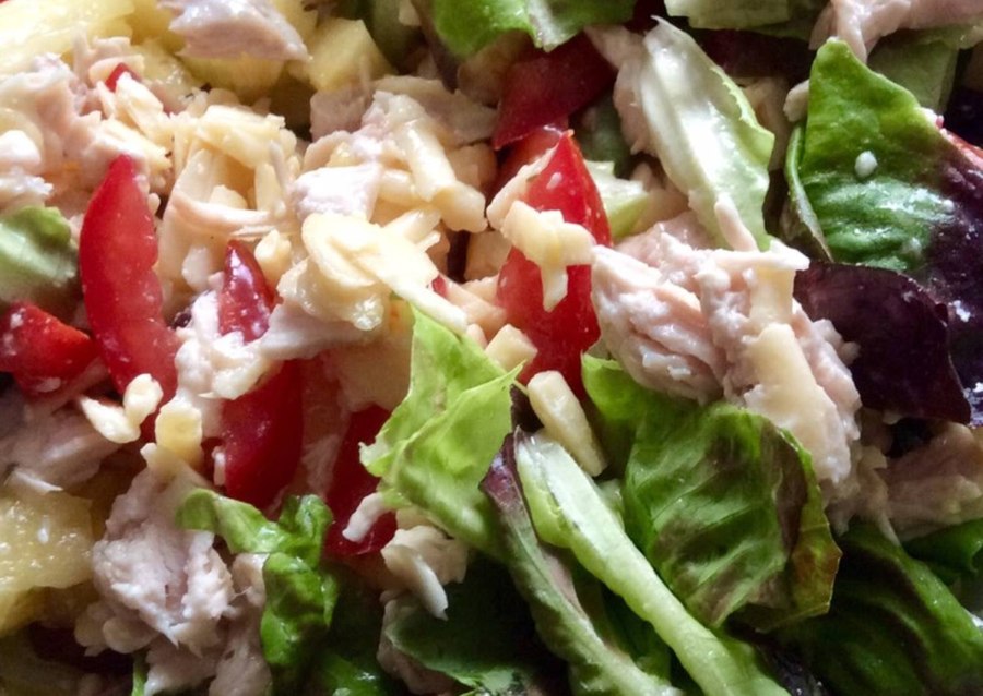 Салат с мясом криля