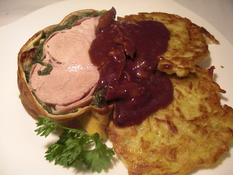 Луковые оладьи с манкой