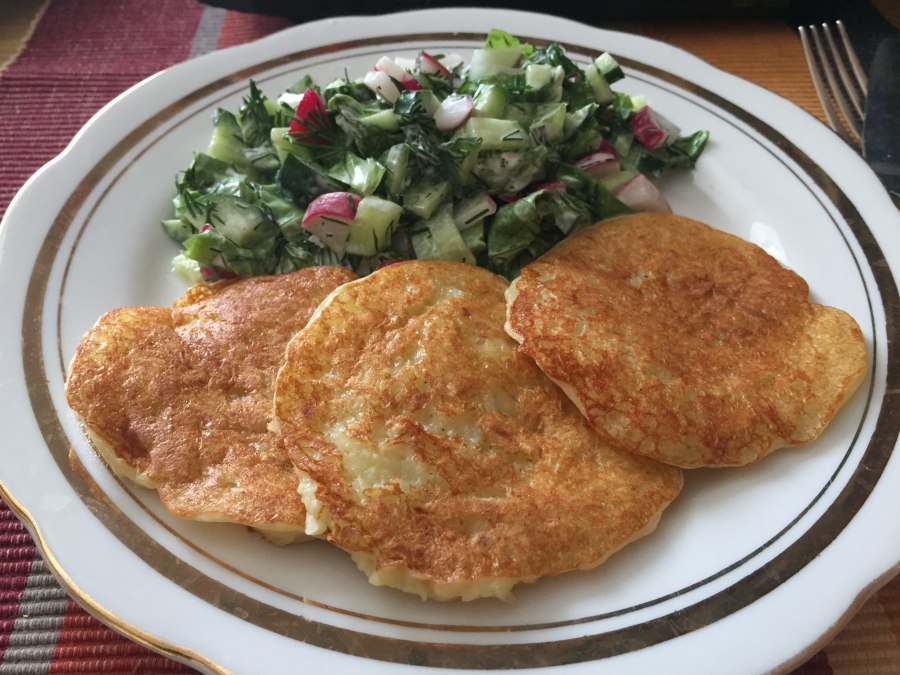 Драники из картофельного пюре