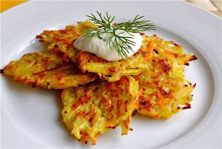 Драники с мясом фото