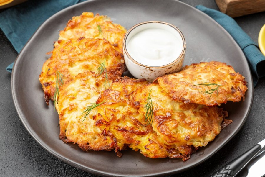 Драники из свеклы