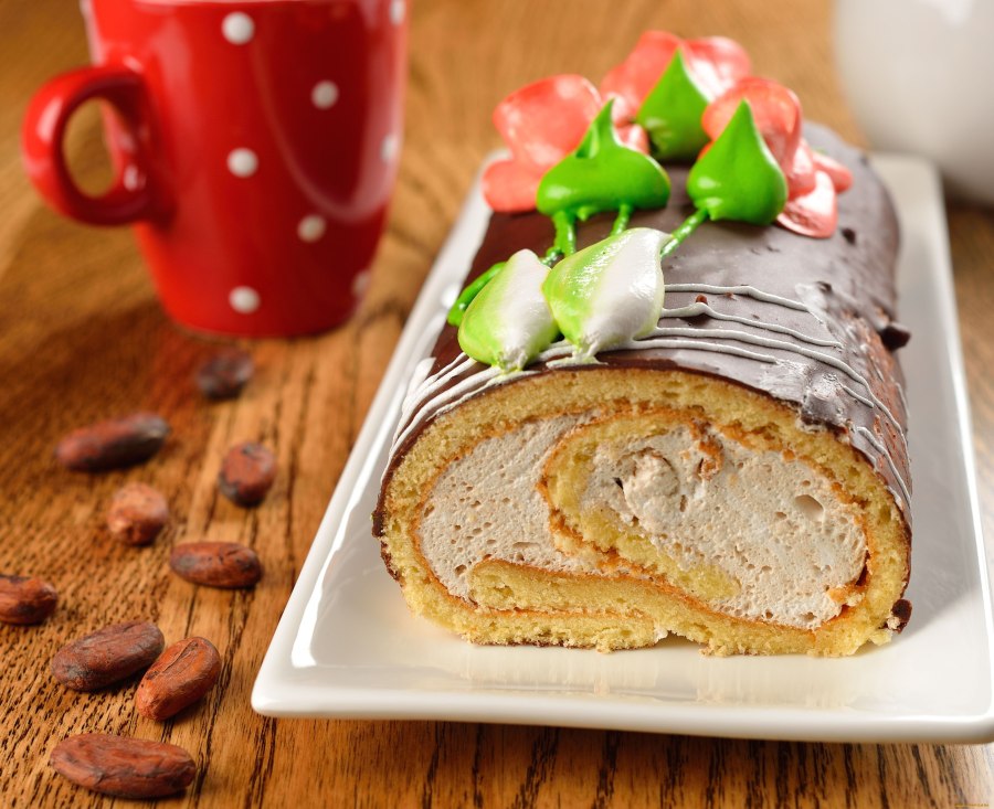 Мини рулетики к чаю