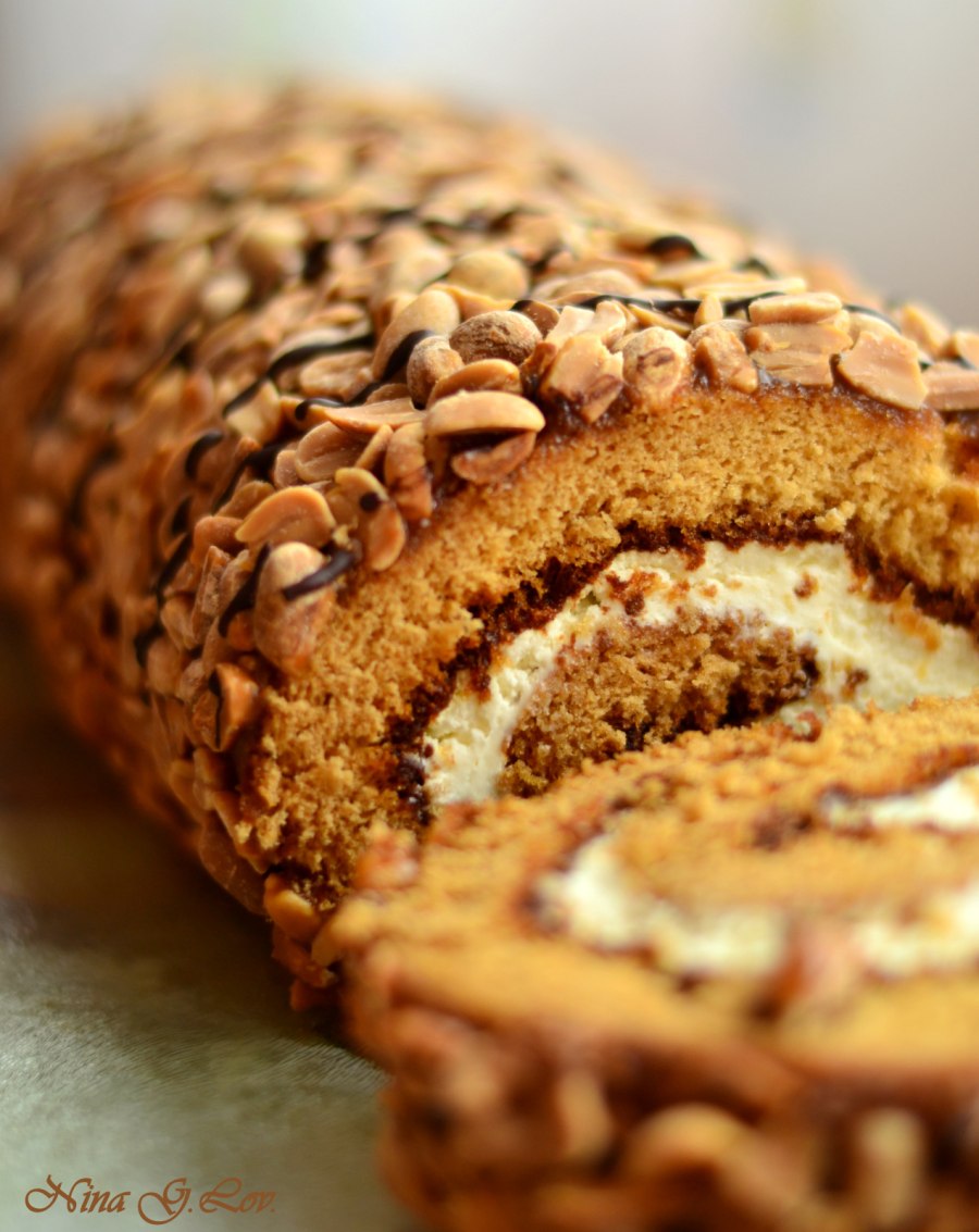 Сдобушка рулет Ореховый