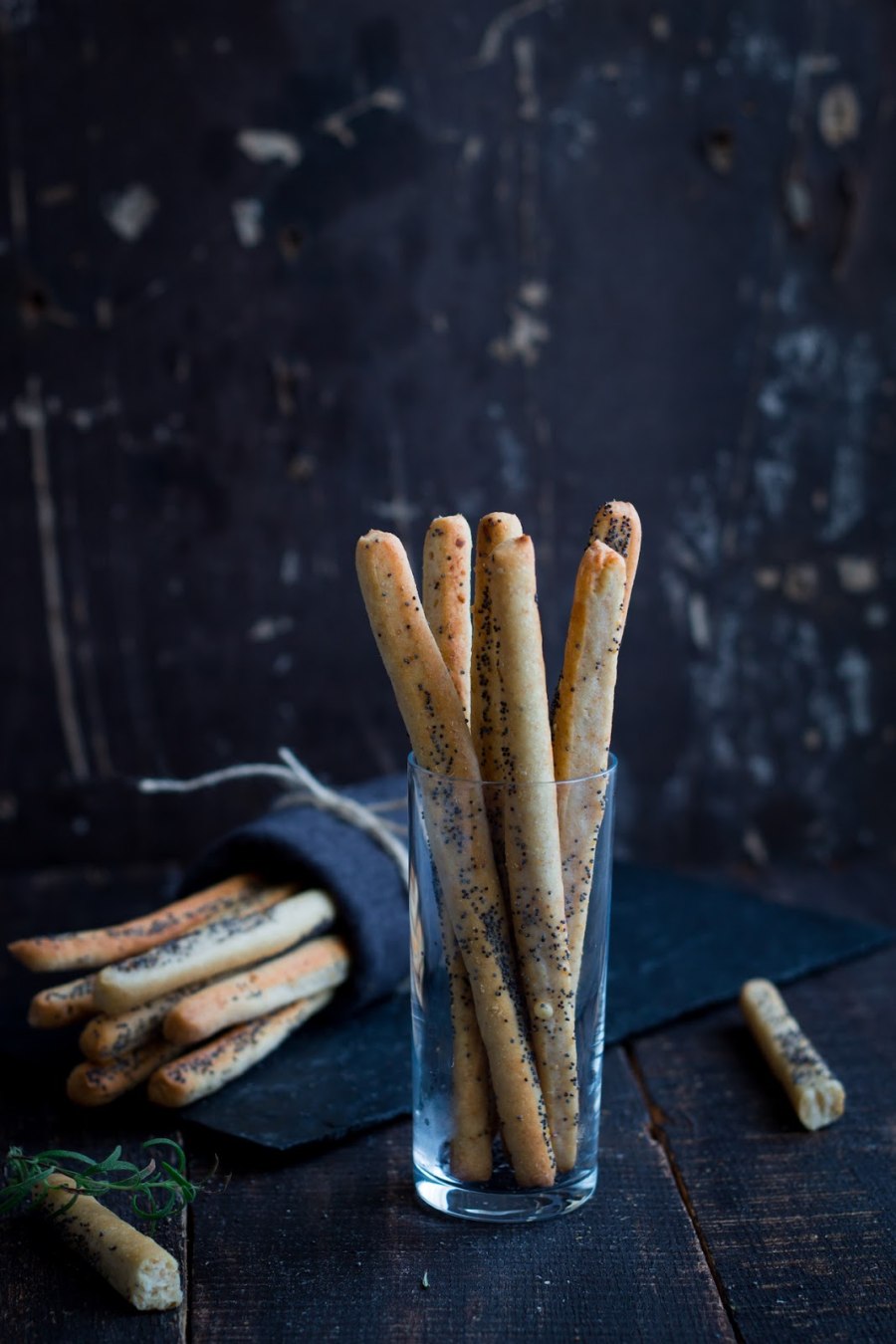 Хлебные палочки гриссини с чесноком 125г