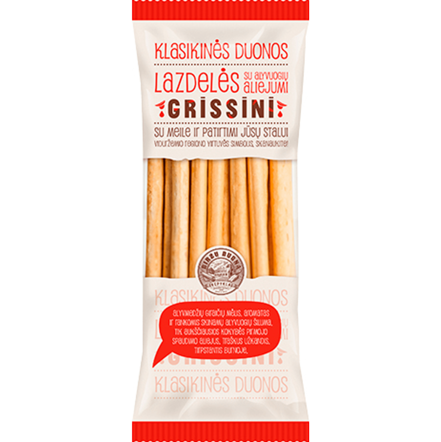 Палочки хлебные гриссини торинези "Roberto"