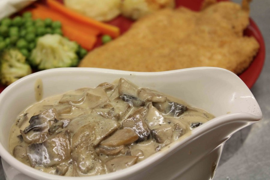 Луковый соус с грибами