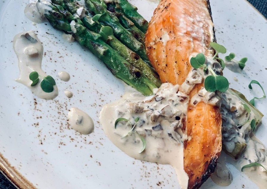 Грибы в сливочном соусе