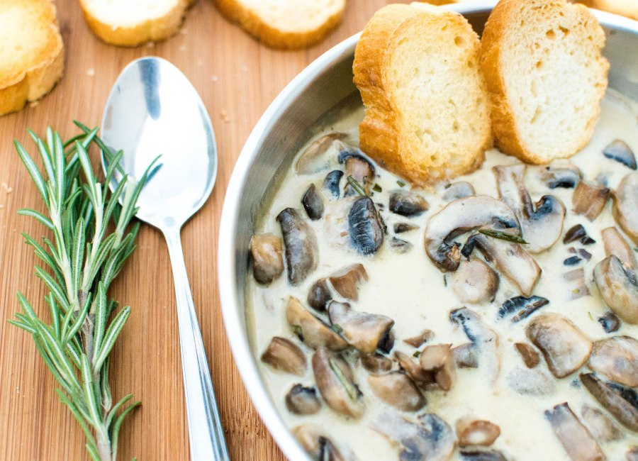 Грибы в сливочном соусе