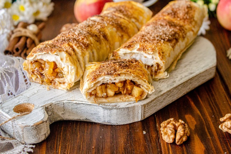 Маковый рулет из лаваша