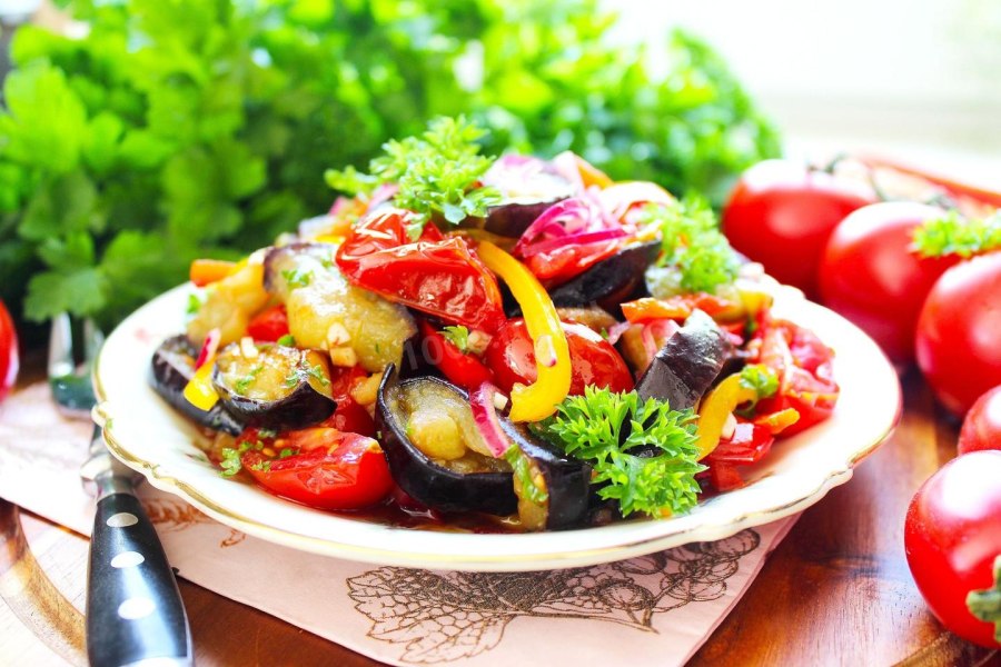 «Баклажаны, запеченные с сыром "Кучерикас"»