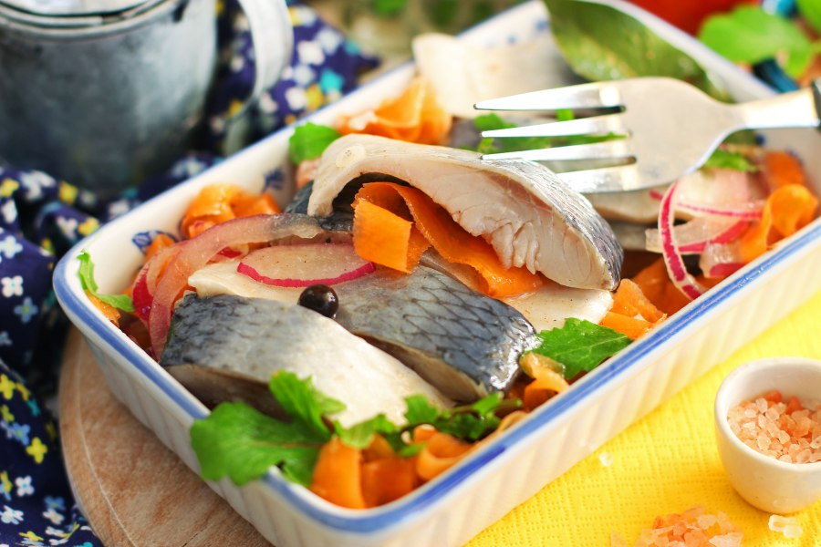 Сельдь в духовке фото