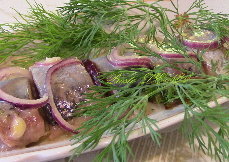 Сельдь с хрустящими гренками