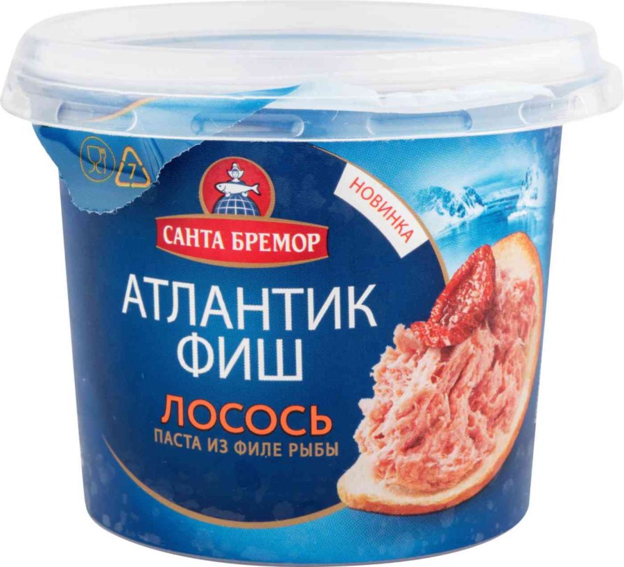 Паста Санта Бремор Атлантик Фиш с лососем 140г