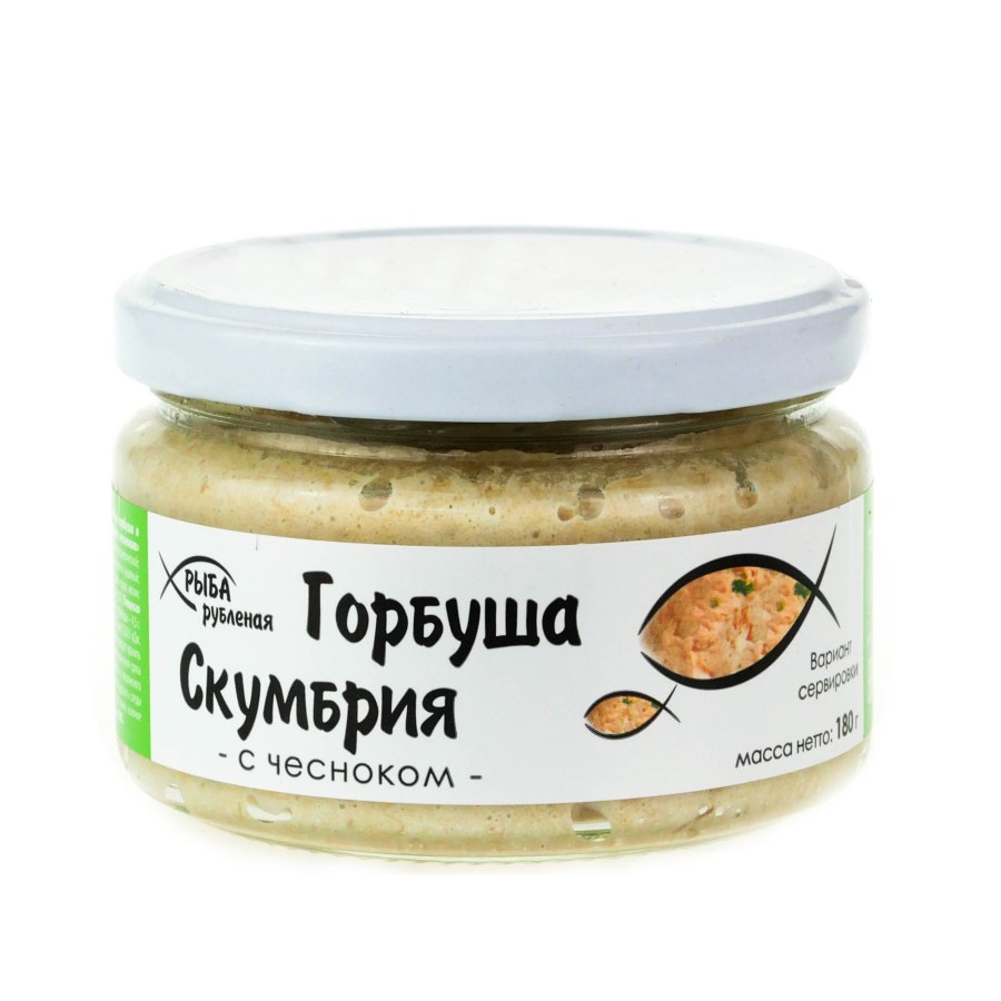 Горбуша скумбрия Европром 180г рубленая