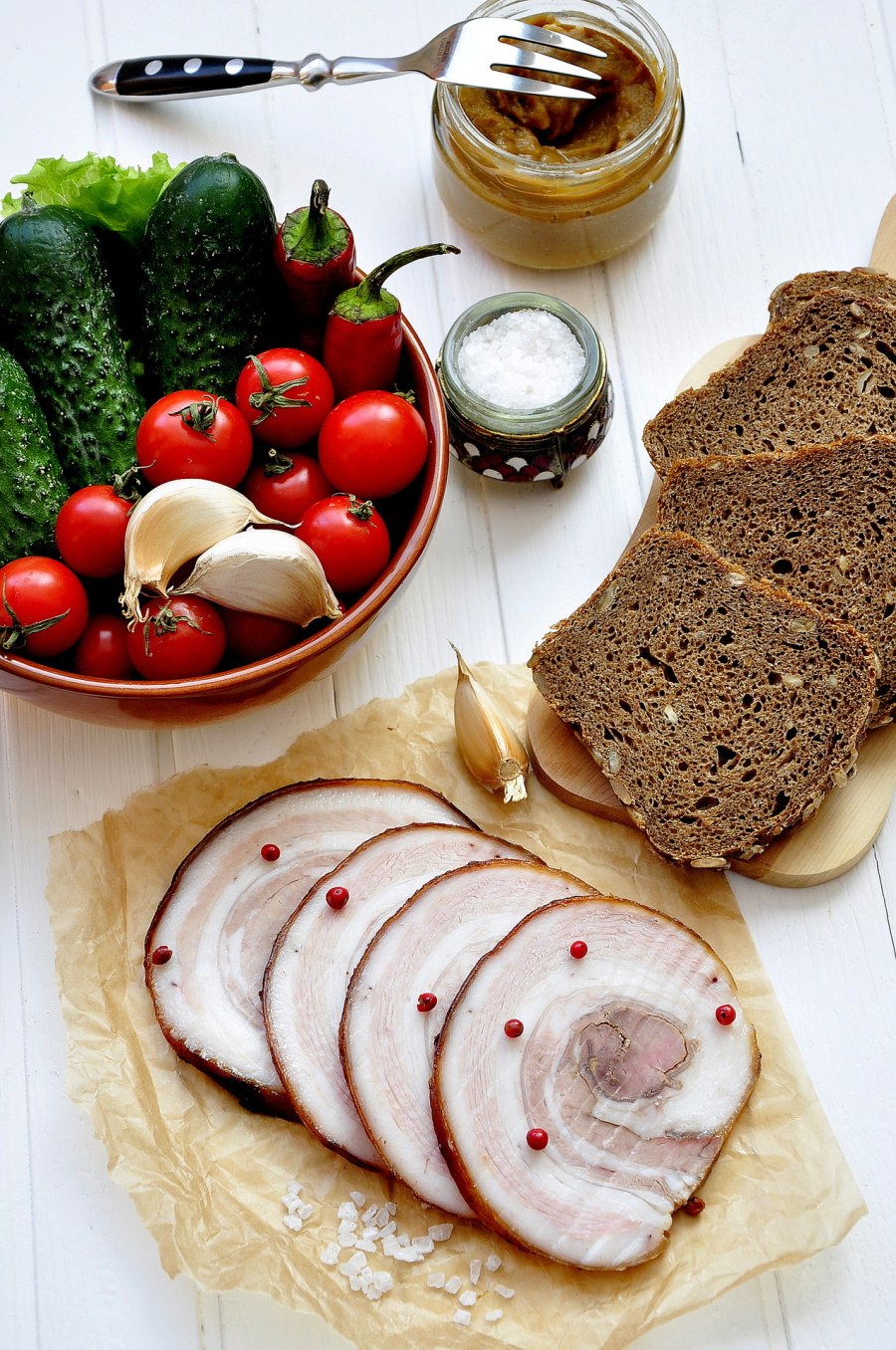 Подчеревок с чесноком